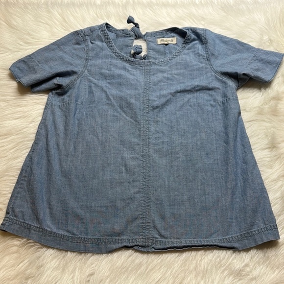 Women’s Denim 3/4 sleeve top size Small - Picture 3 of 8